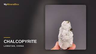 Video preview: White Calcite Layers with Metallic Accents — Longyan, Fujian