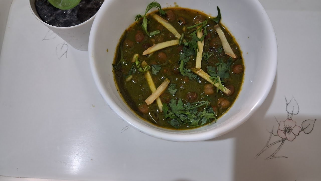 Palak Chana Saag | Quick & Easy