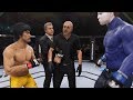 Bruce Lee vs. Michael Myers (EA Sports UFC 3) - CPU vs. CPU - Crazy UFC 👊🤪