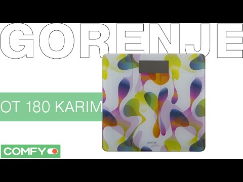Gorenje OT 180 KARIM - Видеодемонстрация Напольных весов от Comfy.ua