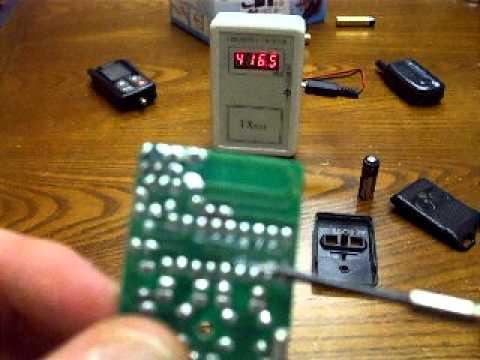 How to program scratch off style car alarm transmitters