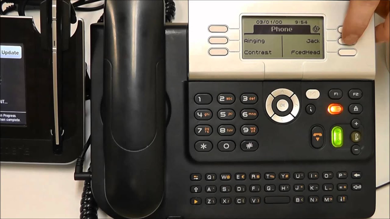 Alcatel xl385 Voice Duo DECT-teléfono weiu 00df que llama-Identificación-Plug-Type 