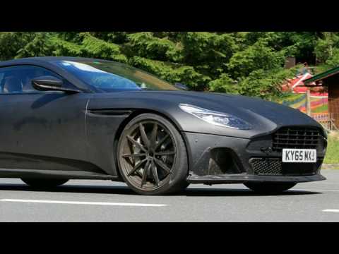 Hotter 2018 Aston Martin DB11 S in the road view
