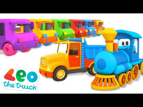 🔴🔴 Car Cartoons for Kids & Baby songs - Leo the Truck and Street Vehicles - Cars and trucks