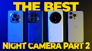 the best night camera! iphone 15 pro max vs xiaomi 14 ultra vs oneplus12 vs honor magic 6 pro part 2