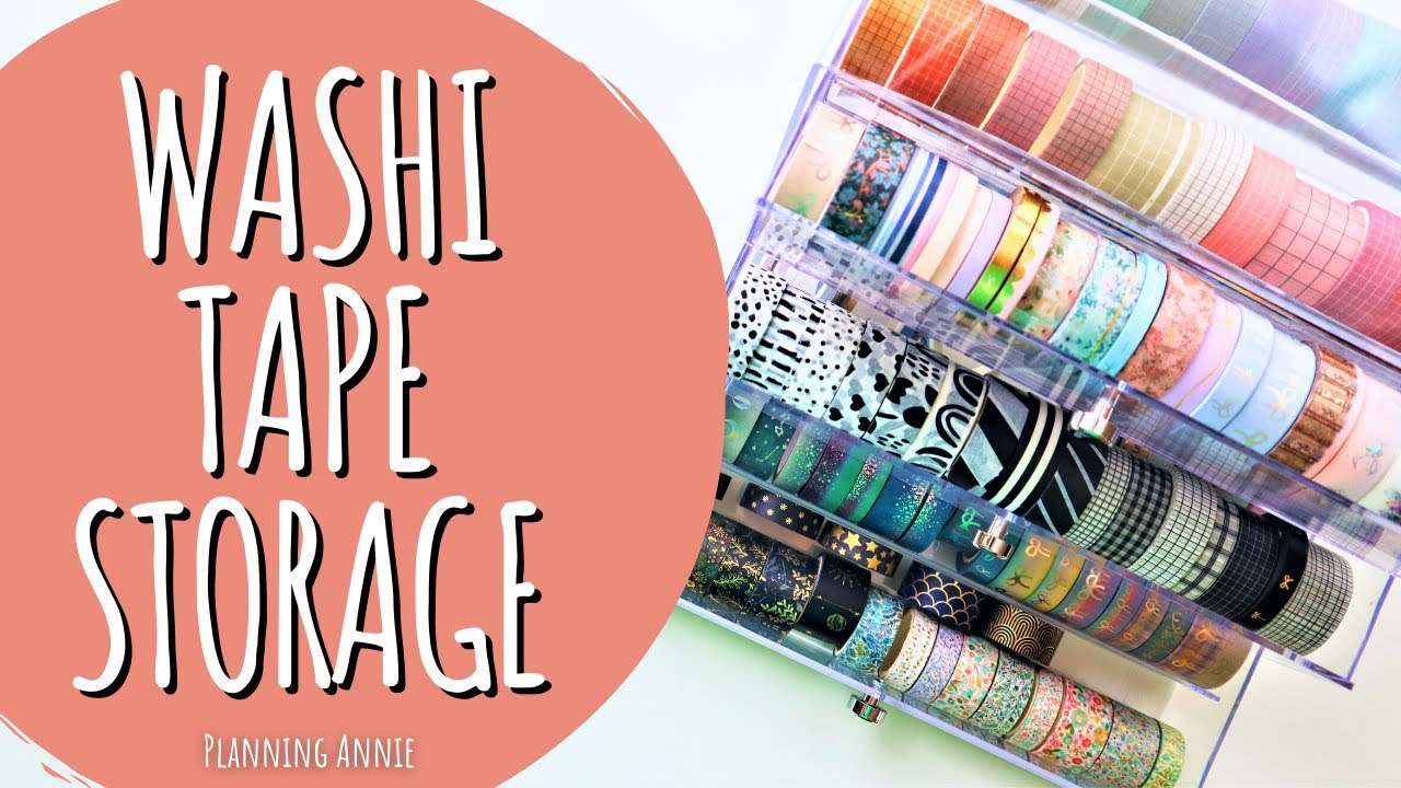 How to Organize Washi Tape - Aubree Originals