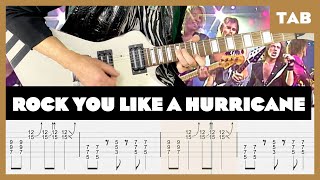 Scorpions - Rock You Like a Hurricane - Guitar Tab | Lesson | Cover | Tutorial Resimi