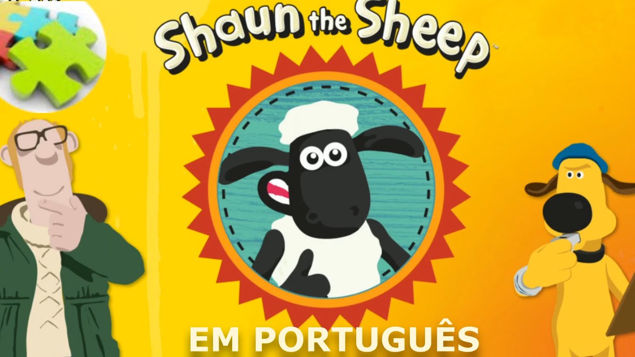 SHAUN THE SHEEP. SHAUN O CARNEIRO. Jogo educativo! Em português. - YouTube