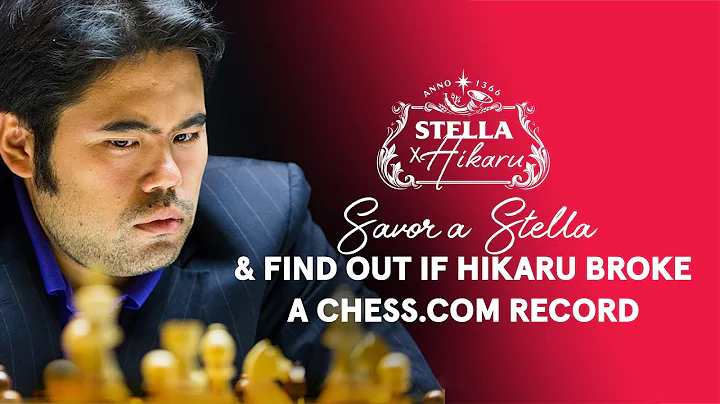 Hikaru Breaks Chess Record with Stella Artois!