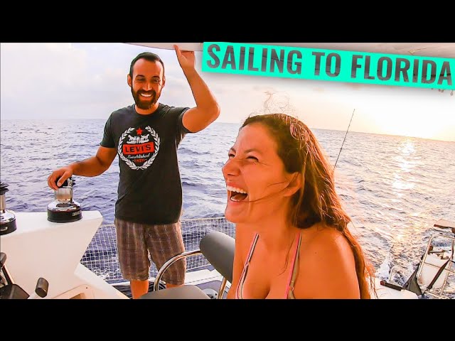 Sailing Catamaran in the Gulfstream | Squall & Lightning on a Sailboat Ep. 41