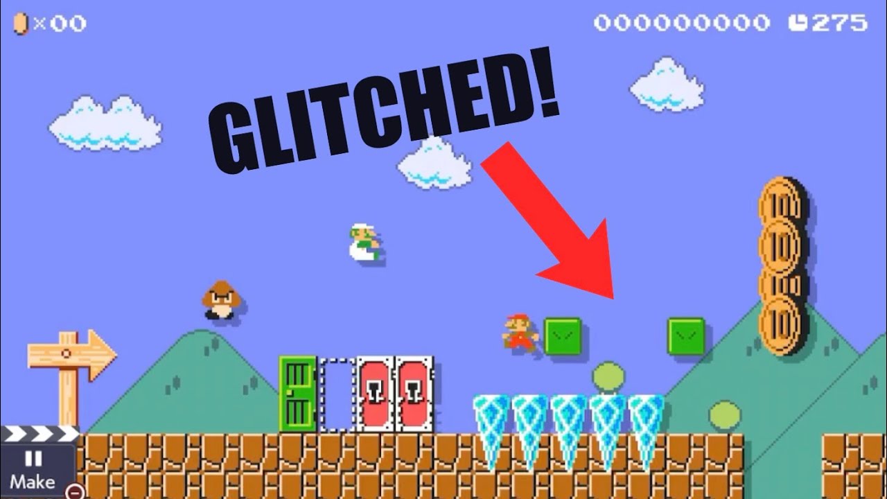 GAME BREAKING Mario Maker 2 Invisible Placement Glitch!