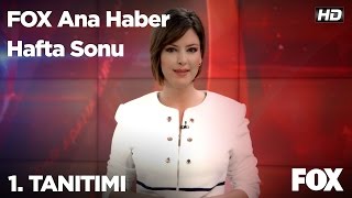 Gülbin Tosun ile FOX Ana Haber Haftasonu FOX'ta!