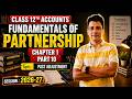Past Adjustment | C1-Part 10-Partnership Fundamental | Class 12th Accounts
