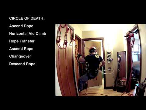 Circle of Death - Aid Climb and Rope Transfer