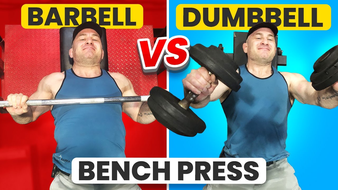 Dumbbell VS Barbell Bench Press WHAT s BETTER 4 Reasons Explained Dumbbell VS Barbell Bench Press WHAT s BETTER 4 Reasons Explained