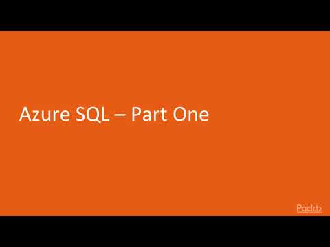 Azure Platform as a Service – Web and API Application Deployment: Azure SQL–Part One| packtpub.com