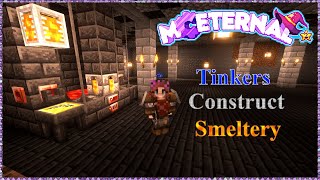 Minecraft: MC Eternal 2 (Ep. 2)House, Mining, Fishing, Tinkers Construct Smeltery, Accidental Alloy