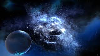 Nebula Blue - Space video rath rotation .  A complete look of nebula galaxy