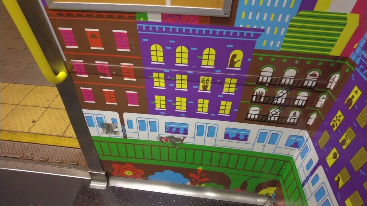 New York Ride Subway From J Street Metrotech to Atlantic Ave Brooklyn