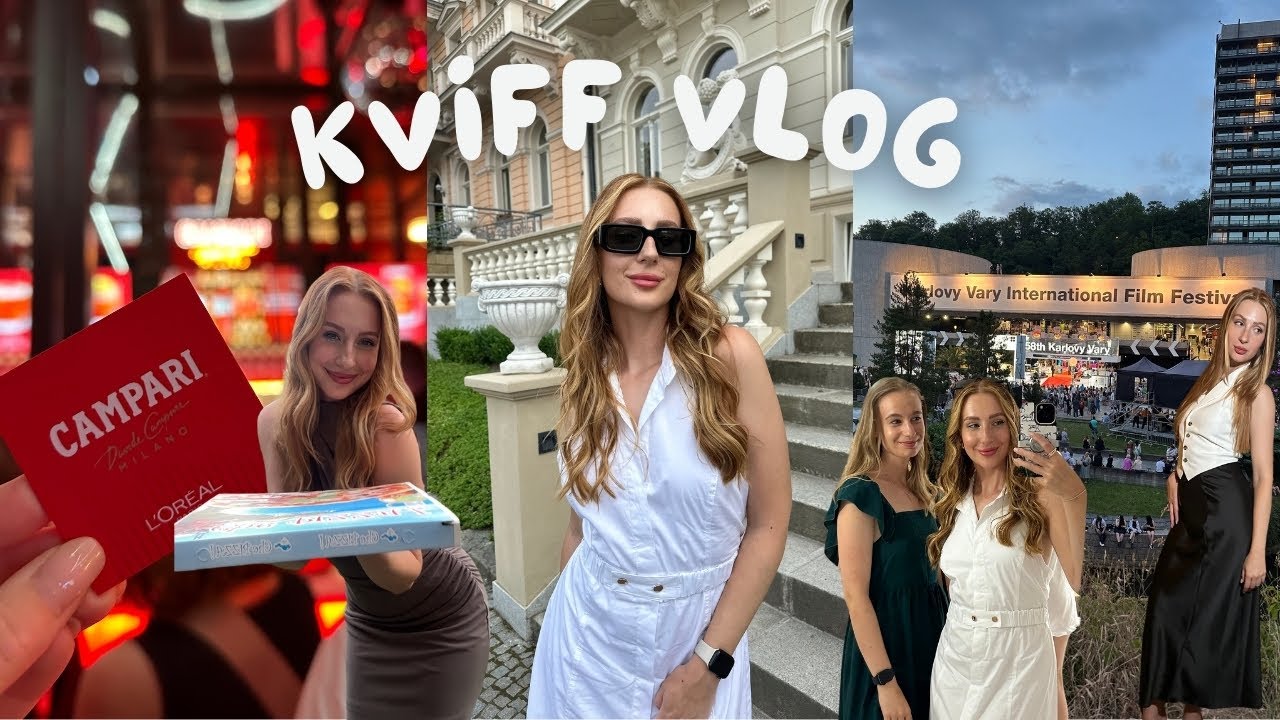 VLOG | pozvali mě na KVIFF 🤩 Nejlepší 3 dny, jedna velká párty, influencerky na festivalu 🙈