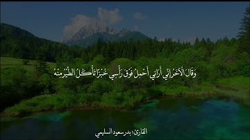 ما تيسر من سورة يوسف | القارئ : بدر سعود السليمي