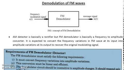 FM detection using Zero Crossing Detector