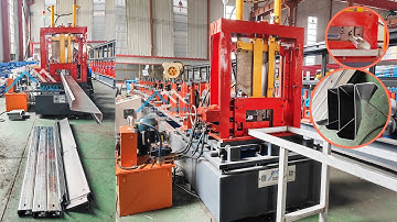 c and z purlin machines manufacturer | Automatically Change Size C Z U Purlin Roll Forming Machine