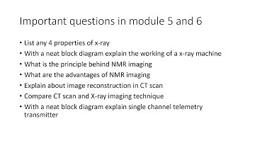BME:important questions 1-(module 5 and 6)-14.4.2020-3rd hr