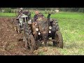 Landini & Orsi hotbulb tractor plowing - Aratura testacalda