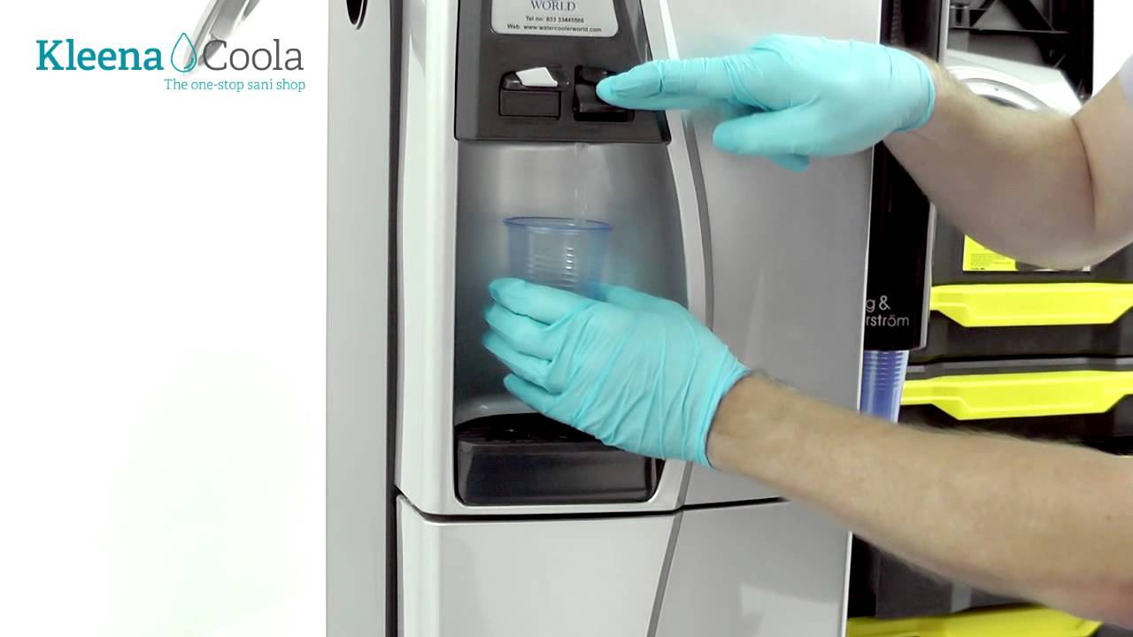 Kleena Coola Water Cooler Sanitisation Demonstration YouTube