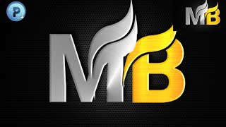 MB Logo Design Tutorial In Pixellab | Make Professional MB Logo | Technical Gaurav Pro