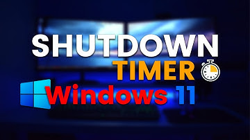 How to Create Shutdown Timer in Windows 11 -  Automatically Shutdown PC with One Command!