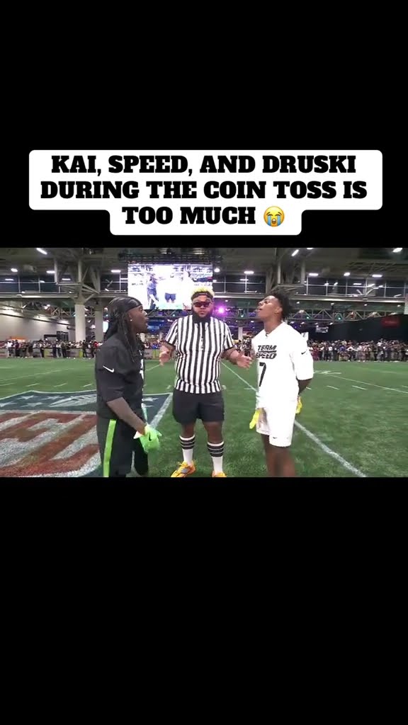so much going on ?? #kaicenat #ishowspeed #druski #flagfootball #nfl #superbowl #SBLIX