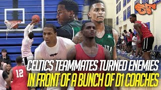 ATL CELTICS TEAMMATES TURNED ENEMIES! Dwon Odom \& Toneari Lane Matchup had D1 COACHES WATCHING