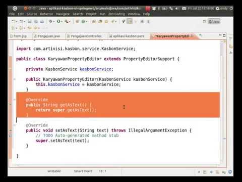04.07. Spring Framework - MVC - Bind object and date