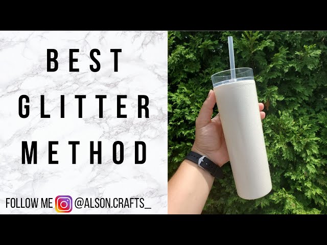 How to Hang Method Glitter a Tumbler using Crystalac Extreme