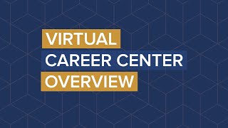 Career Center Virtual Orientation