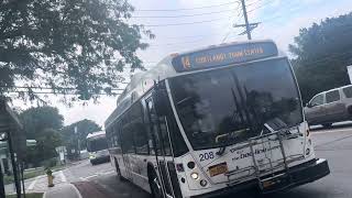 Bee-Line Bus 2009 NABI 40-LFW Route 14 To CORTLANDT TOWN CTR #208 WHITE PLAINS ELECTRIC HYBRID BUS
