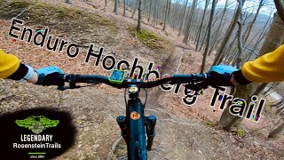 Hochberg Enduro Trail (nur Teil 1) in Heubach | Bike the Rock | POV | März 24