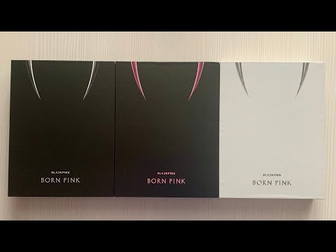 Распаковка альбома BLACKPINK / Unboxing album BLACKPINK BORN PINK BOX SET (Black, Pink & Gray ver.)