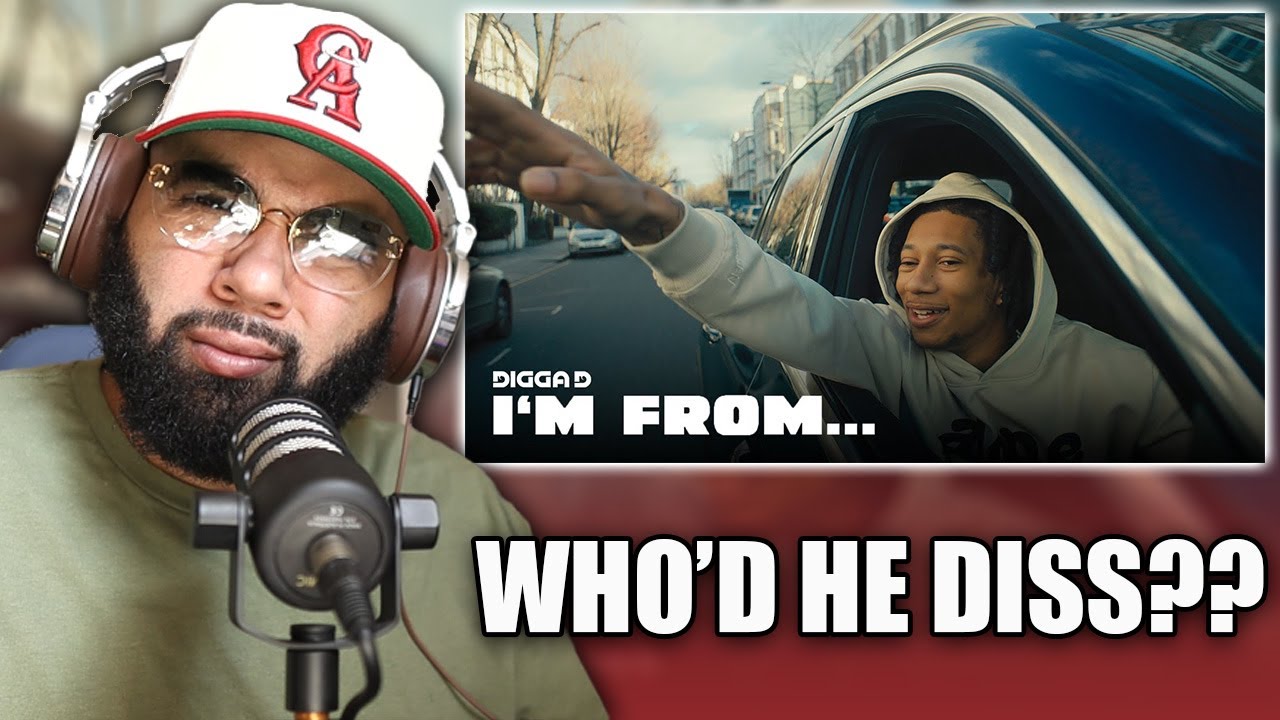 DIGGA D DISS TRACK??? - I'm From... (Official Video) - Reaction