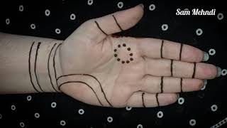 Simple And Easy Mehndi Design Trick For Eid Sam Mehndi Aayu And Pihu Show