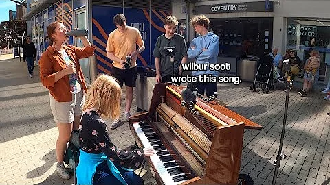 Little Girl Plays Wilbur Soot Song On Piano In Pub...