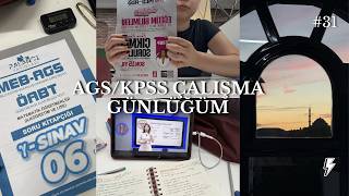 Ags/Kpss Çalışma Günlüğüm 31| Eğitim Bilimleri Çıkmış Soruları Çözmeye Başladım