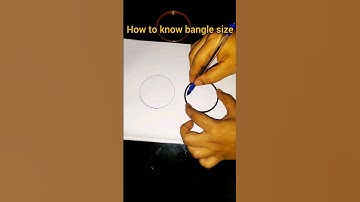 మీ గాజు సైజ్ తెలుసుకోండి ఇలా 🎯How to know bangle size#youtubeshorts#shorts @mbvihas