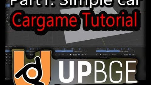 D420 Upbge simple cargame tutorial