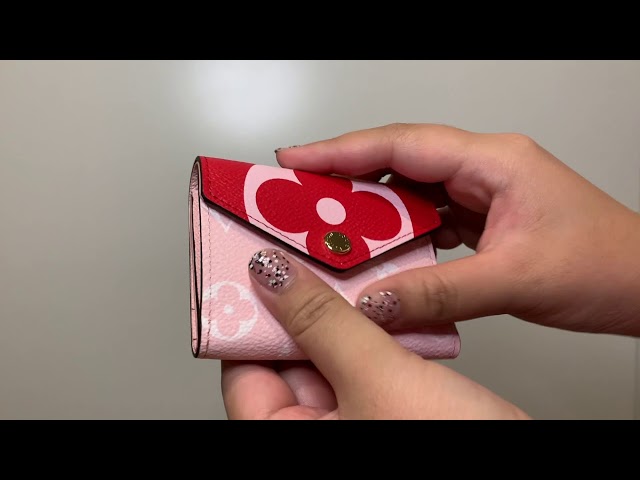 Louis Vuitton Monogram Zoe Wallet Rose Ballerine