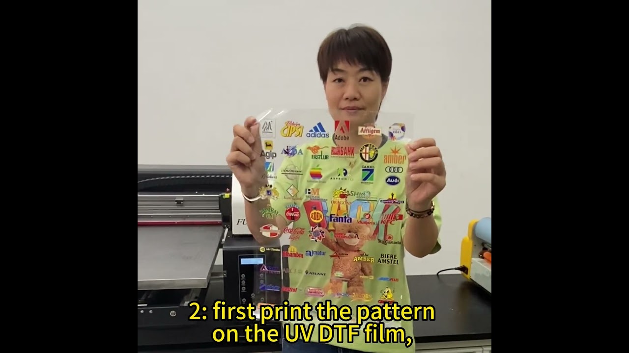 So powerful UV DTF Printer ! 2022 New Print technology ! Low print cost,good business