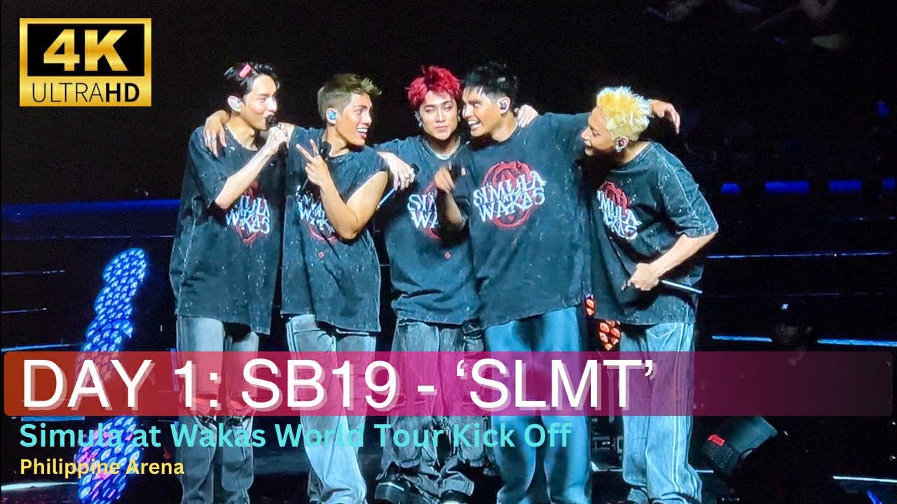 [FANCAM] DAY 1: SB19 - 'SLMT' Performance at SAW World Tour Kick Off Philippine Arena (053125)