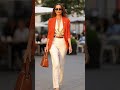 Orange Glow 4 Chic Looks After 50 #fashion #styleafter50 #fashionstyle #50sstyle #style